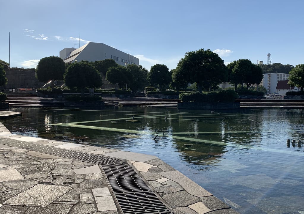 三笠公園の音楽噴水